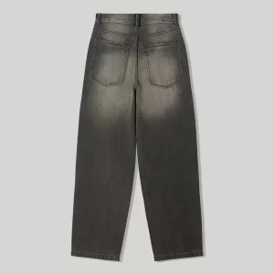 Faded Black Baggy Jeans – Unisex - JFG Bangladesh back view