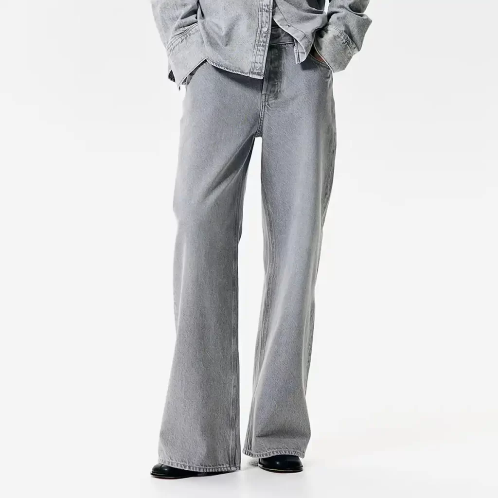 Light Grey Jeans – Unisex Front View