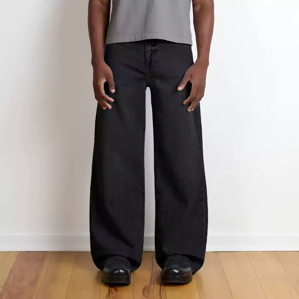 PASADENA Black Jeans Men - front view