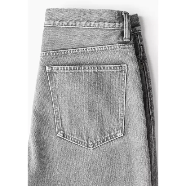 Premium Grey Jeans – Men - Classic Straight Fit Denim Bangladesh Fold View