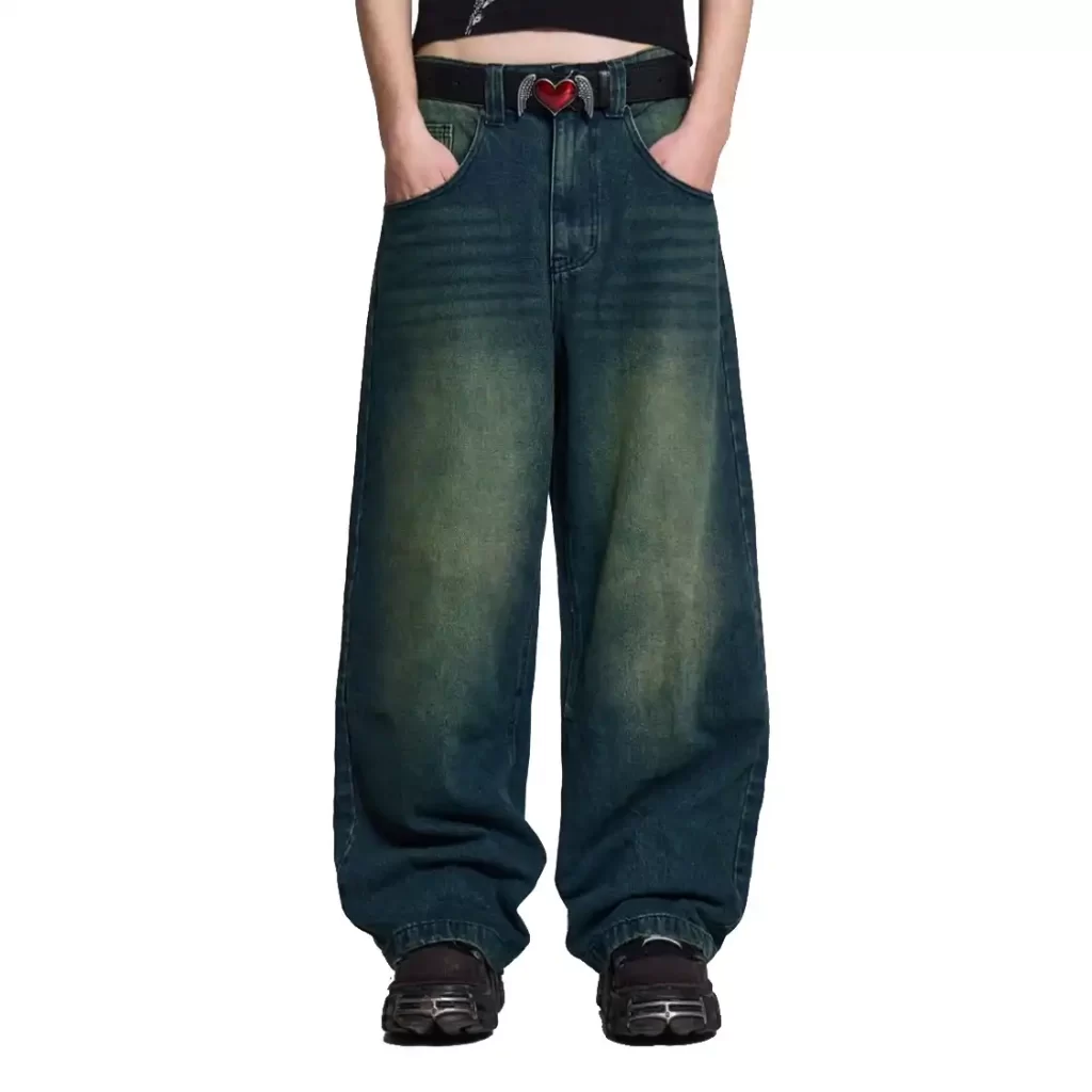 Sandblast Blue Baggy Fit Jean - 100% Cotton Denim - JFG BD